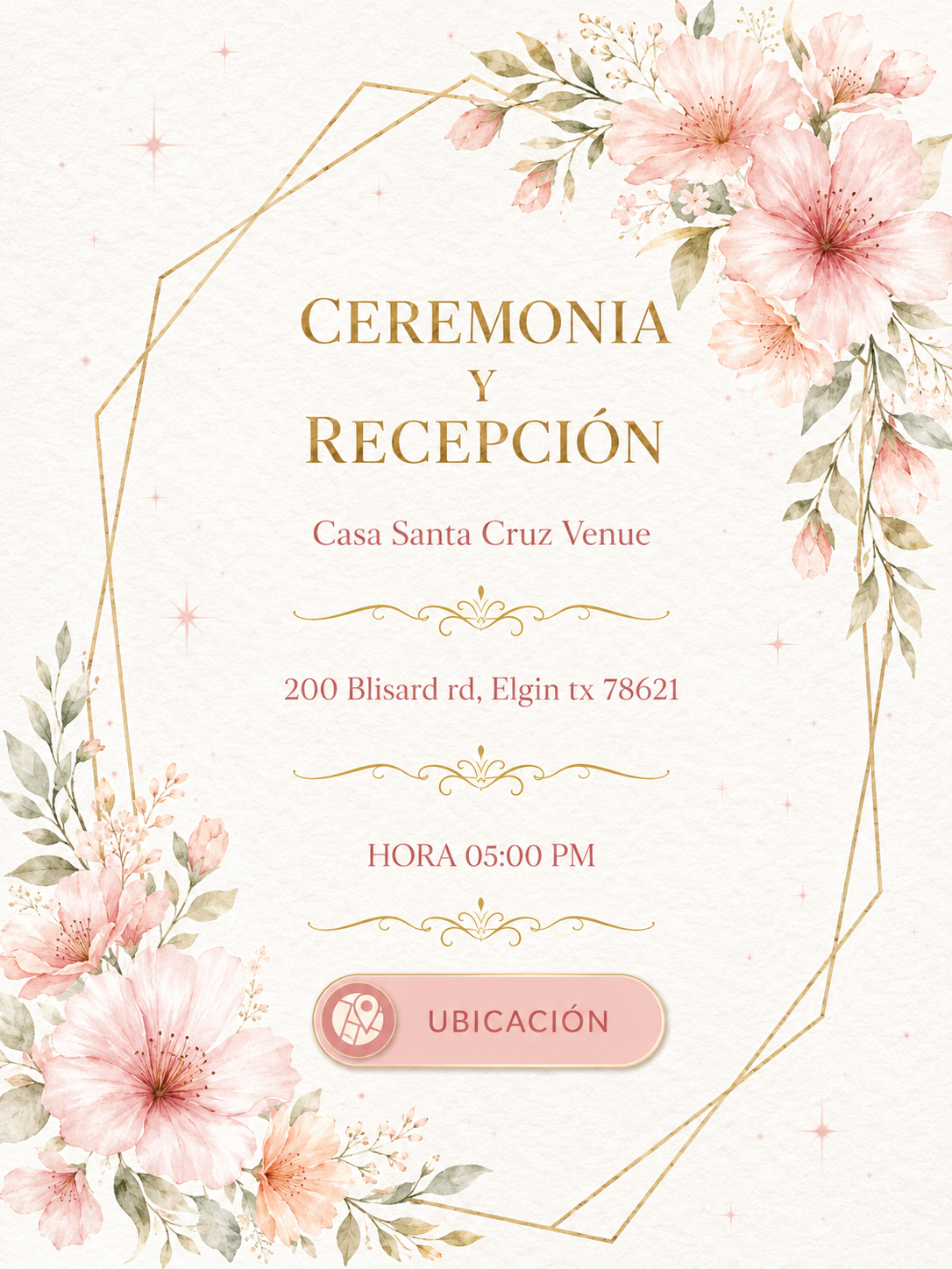 Ubicación del evento